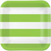 Cabana Stripes Party Plates, 9", 40 Ct